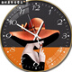 Montres, horloges murales, montres de salon de célébrités Internet à domicile, nouvelles horloges murales, à la mode, à grande valeur, horloges de quartz sans trou, 6636 cerfs, 14 pouces (35 cm) en verre incurvé