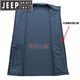 JEEP SPIRIT中老年春夏季薄款外套冰丝防.晒衣服春秋男士休闲中年爸爸夹克风 829黑色 2XL【建议125-145斤】
