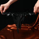 Adult men's sex underwear underwear perverted, transparent straps, stockings, low waist sexy large size men's thong couple sex work teasing big bag gay emotional masturbation seduction gray opening