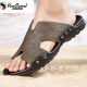 Western Camel (Vancamel) Sandalias Summer de verano NUEVO ALMO 47 AUTERA DEL AUTERO 48 MÁS GATA TALLA PLANO 48 Sandalias 50 de gran tamaño 51 Genuine Leather Soft 52 zapatillas C/1105 Negro 50