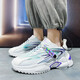 
MVPBOY new casual shoes for men in autumn student dad shoes for men Korean style breathable running sports shoes for men soft sole running shoes for men super awesome X9920 white purple 39