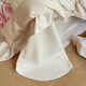 Arctic velvet (Bejirog) 100 long velvet cotton four-piece set full cotton embroidered quilt cover bed sheet double pure cotton quilt cover bedding style slightly drunk rose - elegant white 1.5m (5 feet) bed sheet four-piece set