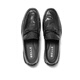 Belle set foot bean shoes men's spring and summer shopping mall same pleated genuine leather daddy shoes loafers 8AN01CM3 black 41 (255mm)
