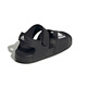 Adidas children's shoes open toe children's sandals summer style boys and girls Velcro soft bottom small and big children's beach shoes GW0344 GW0344 black size 39/6uk/foot length 24cm