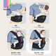 
bebebus waist stool newly upgraded baby strap front hug baby hug artifact baby strap lightweight home breathable lightweight two-in-one (new style) champagne gold + 1 saliva towel