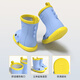Sieben nur Oin Kinderregenstiefel für Mädchen wasserdicht und nicht rutschernde Hai Baby Regenstiefel für Mädchen Kindergarten Wasser Schuhe Haze Blau 16 cm Innenlänge [160] Füße Länge ungefähr 15 Verschleiß