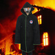 Giant wood fireproof cloak, fireproof clothing, cloak, fire blanket, gas mask, household fire escape rescue supplies, fireproof cloak, carbon fiber, night reflective, adult version
