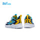 361 children's shoes, children's running shoes, summer boys and girls 3-14 years old, large mesh knob running shoes, blue 36