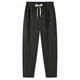 Pantalones casuales de pierna ancha con una pierna ancha 2025 Nuevos pantalones rectos sueltos contra los pantalones fáciles de mantenimiento CLB4870M Castaño Brown M