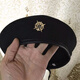 Teqima hat Korean version beret size male and female painter hat stage badge fashion hat black hat + metal horse M 57-59cm