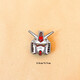 LEMIAO Gundam Robot Mobile Suit Brooch New Trendy Personality Cute Japanese Badge Cartoon Pin Couple Accessories 2# Unicorn A24-209