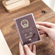 Luo Zhuodou Passport Case Travel Passport Holder Document Bag Anti-Splash Passport Bag Document Multi-Function Passport Protective Case Transparent Style