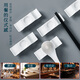 Youlaifu ceramic chopstick holder Chinese dining table public chopstick holder hotel commercial chopstick pillow chopstick holder household chopstick holder pure white chopstick holder (three uses) 5 pack