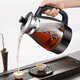 MAKE JOY tea kettle black tea kettle fully automatic steam electric tea kettle thermal insulation tea steaming tea kettle scented tea Pu'er health kettle ZCQ02A black standard 1L special price