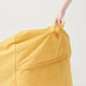 MUJI bean bag sofa with detachable cover, lazy sofa, single sofa, reading corner sofa, one person living room, new product, yellow, length 70.5*width 74*height 70cm