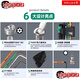 XMSJ Germany Wera967SPL single ball head star plum blossom hexagonal L-shaped wrench with plus demagnetizer Gray plum blossom wrench T8 05024350001