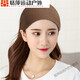 Shantou Lincun forehead wiping protector forehead wiping for women to keep warm in winter, forehead scarf to cover white hair, postpartum headband, postpartum windproof headband, knitted style - black