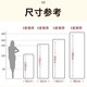 含雅无框全身镜子贴墙自粘穿衣镜免打孔贴柜门壁挂防爆家用挂墙面镜子 圆角50*150cm【高清防爆镜片】