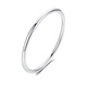 BOC Yijin PT950 Aperture Platinum Bracelet for Women Platinum Bracelet Plain Ring Bracelet Birthday and Valentine's Day Gift for Girlfriend and Wife Platinum Plain Ring Bracelet Gold Weight Approximately 10g 56#