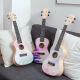 
High-value ukulele beginners, students, adults, females and internet celebrities can play small guitars 23-inch graffiti purple standard version