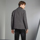 
Seven brand [wool] suit jacket for men in spring new fashion trend slim single jacquard anti-wrinkle suit for men black B48 (175/96B)