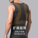 VeniMasee Men's Belly Controlling Vest Corset Waist Corset Body Shaping Clothes Invisible Fitness Beer Belly Corset Belly Controlling Belly Artifact Belly Controlling Vest Black M [Recommended 90-130Jin [Jin equals 0.5kg]]
