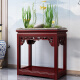 Qiujia fish tank cabinet base cabinet fully equipped Chinese style fish tank shelf solid wood base retro mortise and tenon grass tank fish tank cabinet aquarium length 60 wide 30 high 70 [rich red] fully equipped