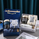 Aimei gift souvenir gift box for business company joining the team building trade union event practical small gift customization for employees thermos cup thermos hand warmer humidifier set blue