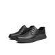 Red Dragonfly Leather Shoes Men's New Business Leather Shoes Men's British Style Casual Men's Leather Shoes Commuter Low Top Men's Shoes WTA12127 Black (WTA12127) 44