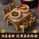 欣格儿童做饭迷你小厨房真煮套装过家家玩具真做饭炒菜复古锅具46件套