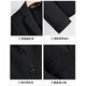 Ximanjiao business attire women's suit small blazer women's autumn and winter workplace interview formal fashion temperament work suit single-piece two-button suit L size (weight 100-110)
