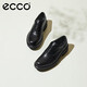 ECCO Leather Shoes for Men Waterproof, Breathable and Heightened Business Formal Oxford Shoes City Oslo 550284 Black 41