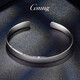 GsunGGSUNG Platinum Men's Solid Bracelet Couple's Bracelet Women's Platinum PT950 Simple and Fashionable Men's and Women's Model Customized Deposit Special Shot Single Shot Invalid No Shipment