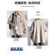 
Baiqueting short-sleeved shirt men's summer new ice silk shirt jacket men's trendy brand loose casual work jacket top 854 light gray 3XL