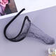 
Airuru's new product men's sexy underwear sexy lace markless womb underwear belt cover men's thong women's clothing big guy love black edge gold silk equal size