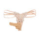 
Japanese sexy thong men's butterfly pattern sexy one-piece lace seductive underwear low waist large size sex toys Guiruo Rose Red Cover Opening [100-160Jin [Jin equals 0.5 kg]]
