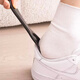 TaTanice Shoehorn Short Handle Plastic Shoe Lifter Can Hang Household Shoe Slider Lazy People Portable Shoe Wearing Artifact Shoe Handle Shoe Puller