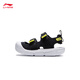 Li Ning Children's Shoes Sandals for Boys and Girls Contrast Color Soft and Comfortable Sports Shoes Black-3 25