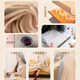 Merf Warming Blanket Heating Shawl USB Heated Throw Blanket Electric Heated Shawl Can be Connected to a Power Bank Electric Blanket Removable Washable Leg Cover Home Office Heating Blanket Leg Warmer Artifact Cedar Apricot + 10,000 mAh Power Bank + Gift Box + Gift Bag Birthday and Christmas Gift