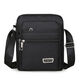 Pucalon men's bag casual shoulder bag Oxford cloth small backpack men's bag casual crossbody bag canvas bag portable business trend [Liu La upgraded model]+[YZ3519 military green]