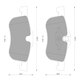 Bosch (BOSCH) brake disc set front disc MG7MG6MG6 Roewe 550S750750DAB6625+AB1151