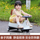 卡卡曼儿童扭扭车1-3-6岁溜溜车可坐大人承重防侧翻静音宝宝摇摇妞妞车 棕- 音乐灯光+静音闪光轮+储物箱 婴儿玩具车滑行车生日周岁礼物