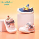 ThomBaker baby toddler shoes spring and autumn children's shoes 1-3 cartoon shoes anti-fall soft sole functional shoes for men and women's babies shoes Pink giraffe 14 (inner length 11.5cm) Suitable for foot length 10-11cm