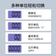 拜杰手提电子秤厨房高精度随身便捷秤弹簧秤称菜称手提秤称重电子称 炫酷黑加宽大手柄50kg0.05g