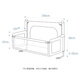 Sweeby baby bed mid-bed baby bed fence portable newborn foldable multi-function bedside bed dual-purpose green mountain green