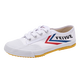 
Feiyue official canvas shoes men's shoes summer breathable women's shoes Shaolin soul track and field jogging shoes couple casual sports shoes men classic white red blue 41 one size larger