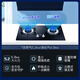 Haier range hood for household top side bottom five suction 23 air volume, high suction, thin 7-shaped shape, self-cleaning, wave hand intelligent control suction and exhaust machine smoke stove set PL9721Q Recommended [5.2KW hot stove set] 9721+Q2BE50