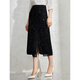 
Pink blue wardrobe 2024 autumn new luxury shiny and noble beads light workplace skirt for women 5A3Q698 ink black 2XL