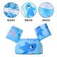 Bear Fire de los niños Anillo de brazo de la natación para niños Boya Boyant Chaleco de ropa flotante para niños Natación inflable Manga flotante Anillo de brazo flotante Anillo flotante Delfines azules son adecuados para 2-6 años menores de 25 kg