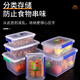 Boîte en plastique Freshkeing Boîte à scellée transparente rectangulaire avec couvercle Grande boîte de rangement commercial Stockage de cuisine [9904] Joint élevé épaissi 5 litres 33,5 * 23 * 10